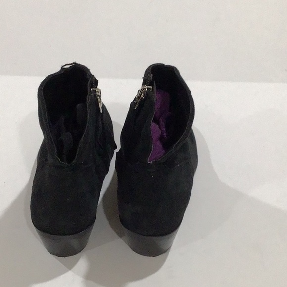 Sam Edelman black suede ankle booties size 6 - Picture 4 of 5